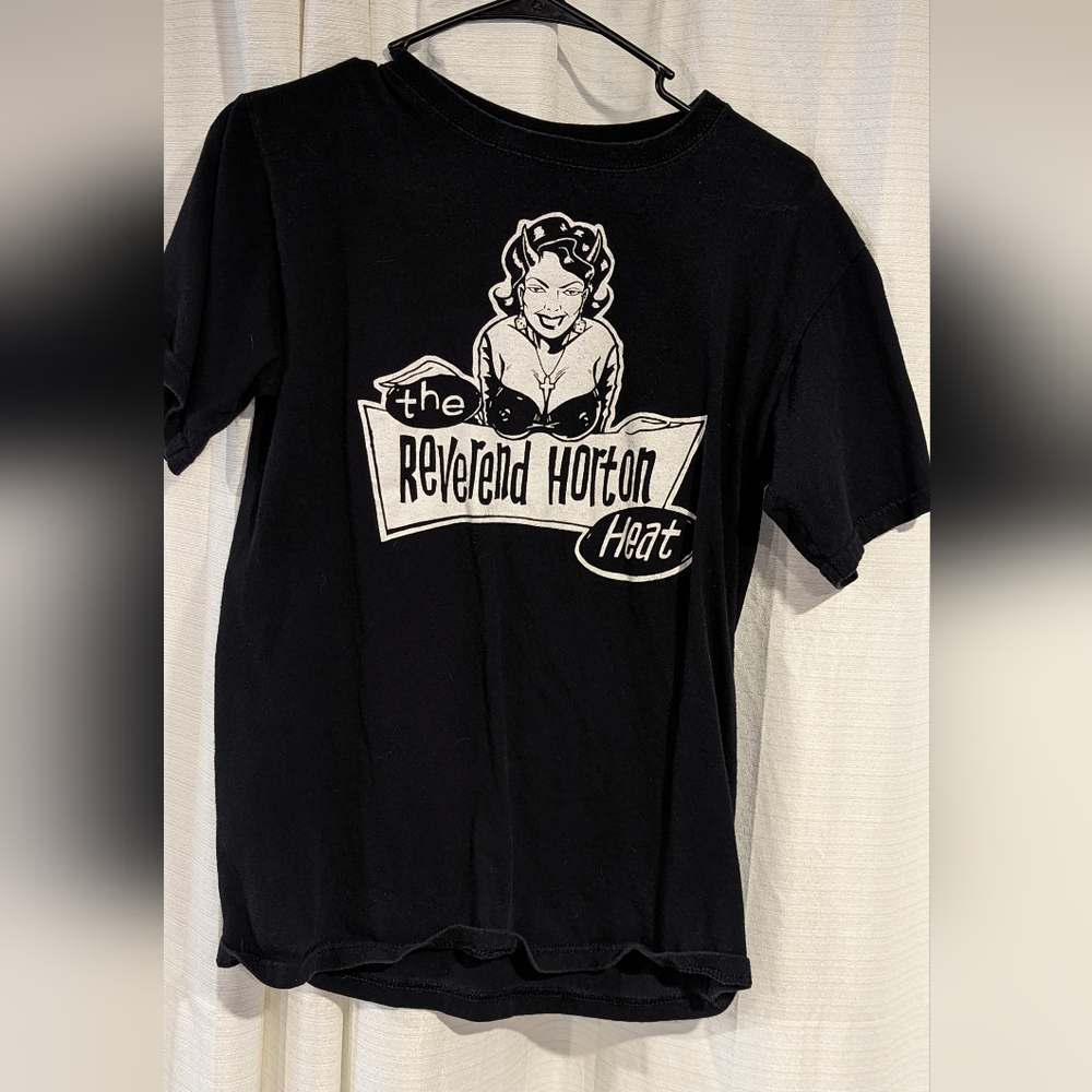 Small, used, reverend horton heat band t shirt.